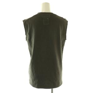 MADISONBLUE HELLO NOSLEEVE TEE カットソー ノースリーブ M グレー /HK OS