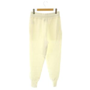 MADISONBLUE 24AW DOUBLE FACE KNIT PT ニットパンツ ジョガーパンツ イージー 01 ホワイト