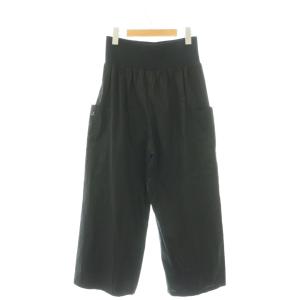 agnes b. UBL1 PANTALON パンツ ワイドパンツ イージー 40 ブラック /DF OS