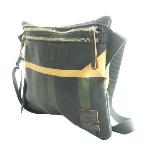 PORTER 吉田カバン × マルニ MARNI サコッシュ ショルダーバッグ マルチカラー 黒 ブラック 深緑 ディープグリーン