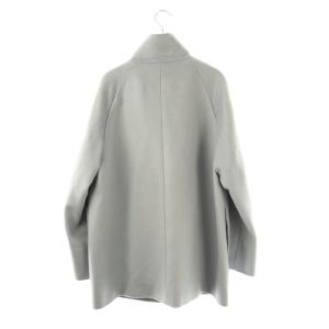 Leilian カシミヤスタンドカラーコート 9 サックスブルー