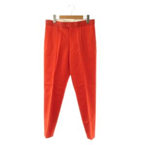 ツイルフロントステッチパンツ テーパード 38 レッド /HK OS