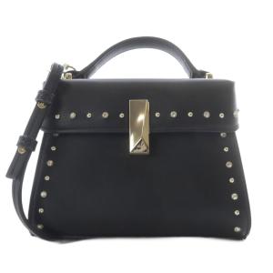 24AW スタッズポシェット バッグ ショルダーバッグ ハンドバッグ 黒 ブラック /SR