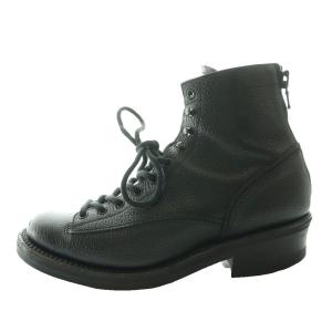 BACK ZIP BOOTS 41 ブラック