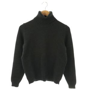 ミドルゲージウールタートルネックニット セーター 46 チャコールグレー /DO OS