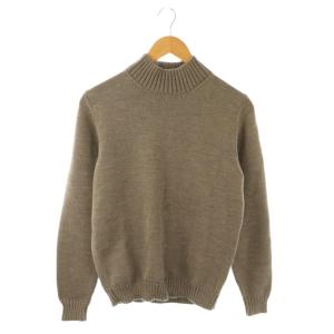 タートルネックニット セーター 長袖 46 モカ /DO OS