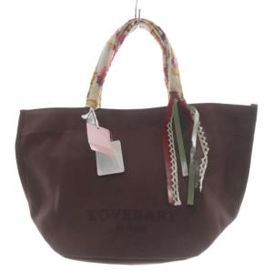 ラブラリーバイフェイラー ラブラリードルチェ トートバッグ ハンドバッグ キャンバス ブラウン /YO8