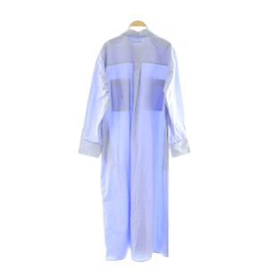 JOURNAL STANDARD 25AW ダブルカフスシャツワンピース コットン 青 /CX OS