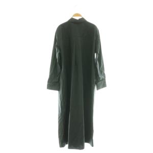 JOURNAL STANDARD 25AW ダブルカフスシャツワンピース コットン チャコール /CX OS