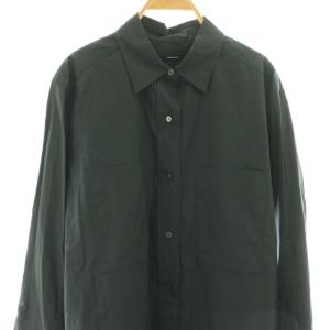 JOURNAL STANDARD 25AW ダブルカフスシャツワンピース コットン チャコール /CX OS