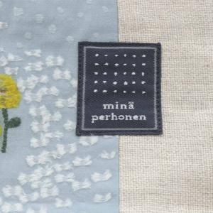 mina perhonen toast bag トートバッグ ハンドバッグ グレー ブルー /YO4