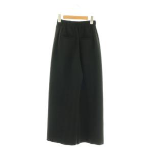 ANAYI ソフトダブルクロスパンツ イージー 34 ブラック /DO OS