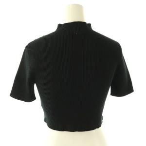 CFCL PORTRAIT SHORT SLEEVE TOP トップ カットソー ニット 半袖 1 ブラック /HK
