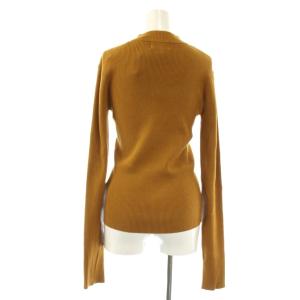 CLANE 23AW ハイネックリブニット セーター 1 キャメルブラウン /ES OS