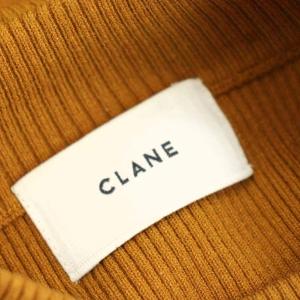 CLANE 23AW ハイネックリブニット セーター 1 キャメルブラウン /ES OS