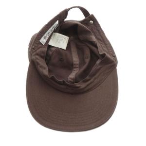 KIJIMATAKAYUKI BOTANICAL DYED 6PANEL CAP キャップ 帽子 野球帽 F ダークブラウン /YO26