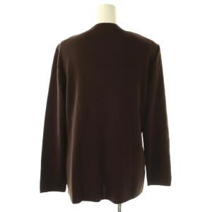 Salvatore Ferragamo クルーネックカーディガン M 茶 ブラウン /AQ OS