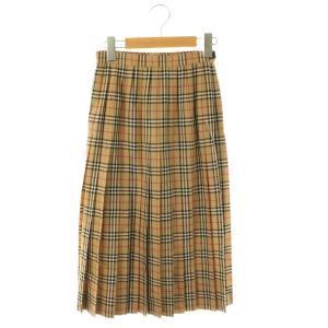 ノバチェック プリーツスカート 5 ベージュ