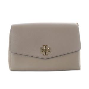TORY BURCH レザー ターンロック ショルダーバッグ ハンドバッグ 2way 茶色 ブラウン /SR