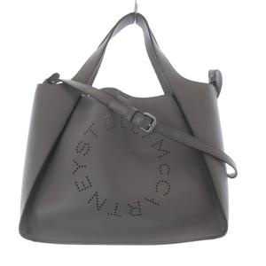 サークルロゴ 2way ショルダーバッグ グレー 513860