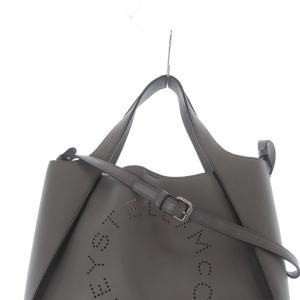 STELLA McCARTNEY サークルロゴ 2way ショルダーバッグ グレー 513860