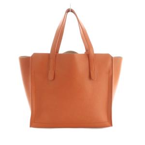 FURLA サリー トートバッグ レザー オレンジ /MI OS