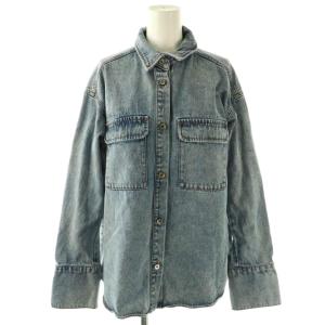 24AW スタッズデニムシャツ ダンガリー 38 ブルー /ES OS