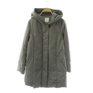 フーディー ダウンコート ジップアップ 2 グレー /HK OS