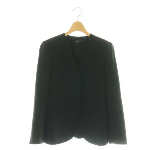 24SS ADMIRAL CREPE LINDRAYIA B ジャケット ノーカラー 2 ブラック /CX