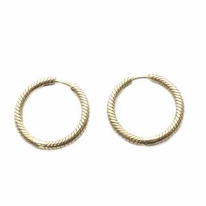 フープピアス ゴールド色 /SR