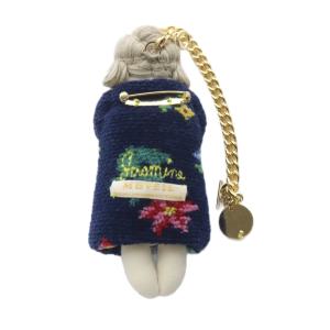 FEILER MUVEIL グランマチャーム JASMINE ハイジフラワー ネイビー /YO32