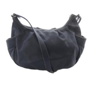 ワンショルダーバッグ レザー 紺 ネイビー /SR