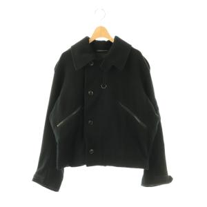 ヨウジヤマモト WOOL MOSSER PILOT JACKET 2 ブラック
