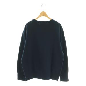 L'Appartement College C/N Sweat スウェット プルオーバー 長袖 ネイビー /HK OS