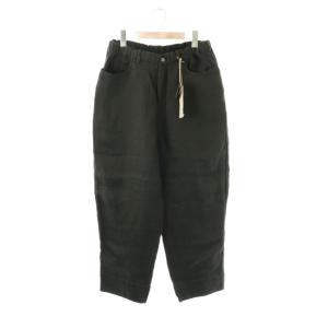 26SS Centenaire 25/1 テーパードパンツ リネン F チャコールグレー
