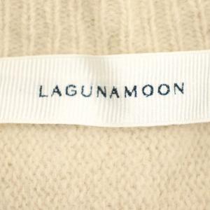 LagunaMoon ラクーンフレアーニットワンピース M ベージュ ブラウン /ES OS