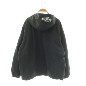 Maison Kitsuné CAMP WARMUP HOODIE ジャケット ジップアップ XL チャコールグレー /HK OS