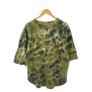 JOHNBULL 総柄 カットソー Tシャツ M カーキグリーン マルチカラー /ES OS