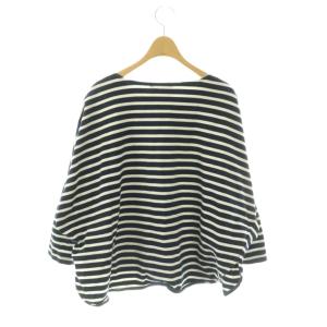 BEARDSLEY ×E.T カットソー ワイド ボーダー F ネイビー ホワイト /ES OS