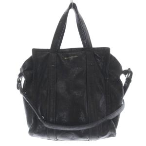 2way レザー バザールショッパー XS ブラック 452458