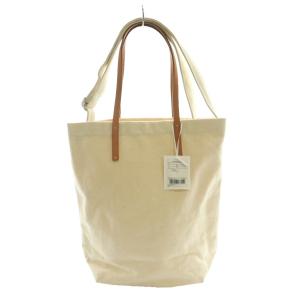トートバッグ ショルダー 2WAY キャンバス アイボリー /SS OS