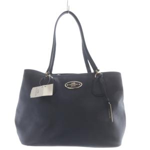 34388 トートバッグ ハンドバッグ レザー ネイビー /YO28