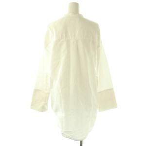 ENFOLD 長袖シャツ バンドカラー 38 ホワイト /ES OS