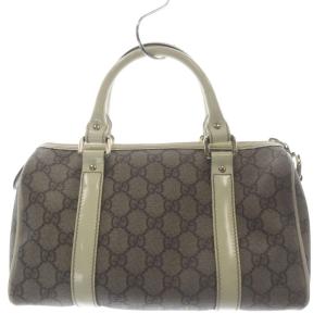 GUCCI ミニボストンバッグ GGスプリーム グレー 193604
