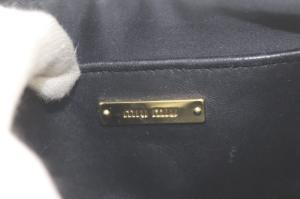 miumiu マテラッセ カメラバッグ ブラック