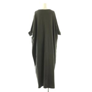 Framework 24SS コットンジャージドレスワンピース ロング 38 グレー /HK OS