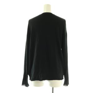 theory luxe 25AW Lawrence Annika Sweater クルーネックニット セーター 長袖 38 ブラック