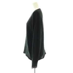 theory luxe 25AW Lawrence Annika Sweater クルーネックニット セーター 長袖 38 ブラック