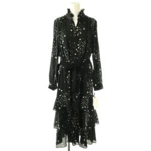 26SS エトワールドレープドレス ワンピース 36 ブラック