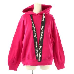 25AW Brillanteフーディー プルオーバー 36 ピンク